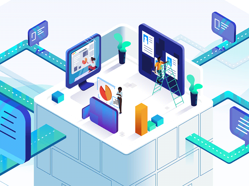 Software Services Illustration